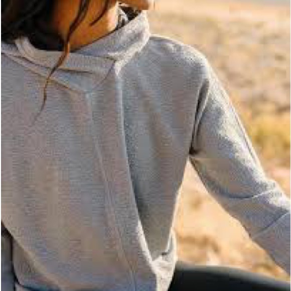 Zyia gray textured hoodie - Picture 2 of 12